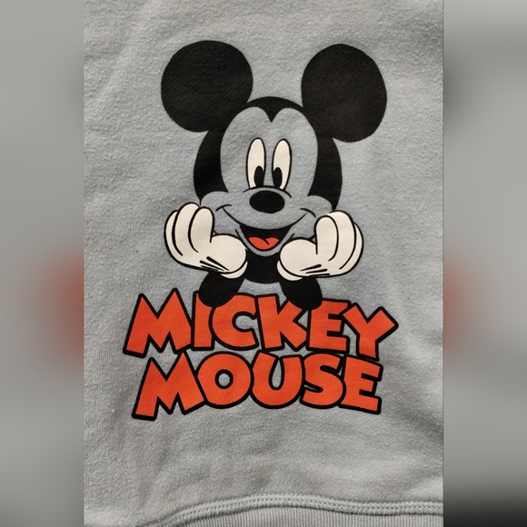 -Baby Gap Mickey Mouse Blue Long sleeve pullover sweater sz 18-24 Months Baby - Picture 7 of 14